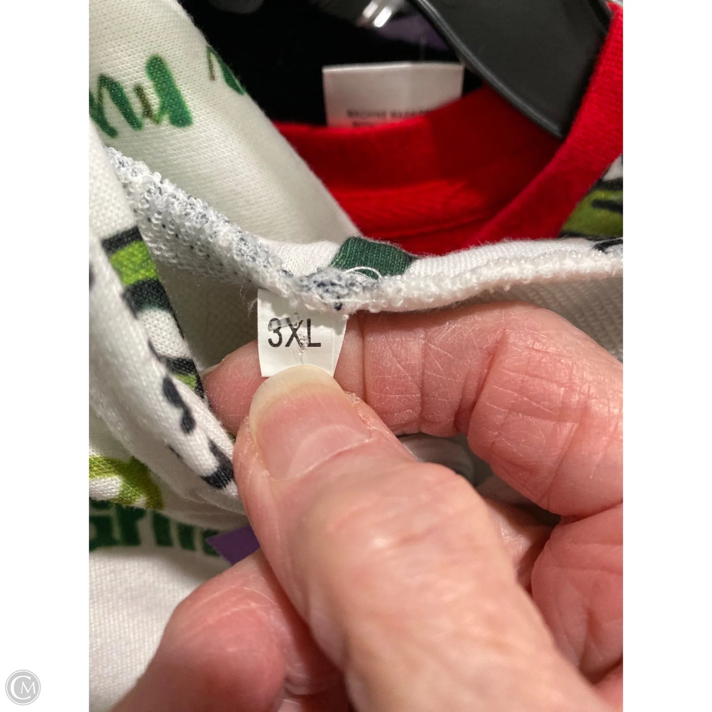 Sweatshirt Hoodie By Clothes Mentor In Green, Size: 3x