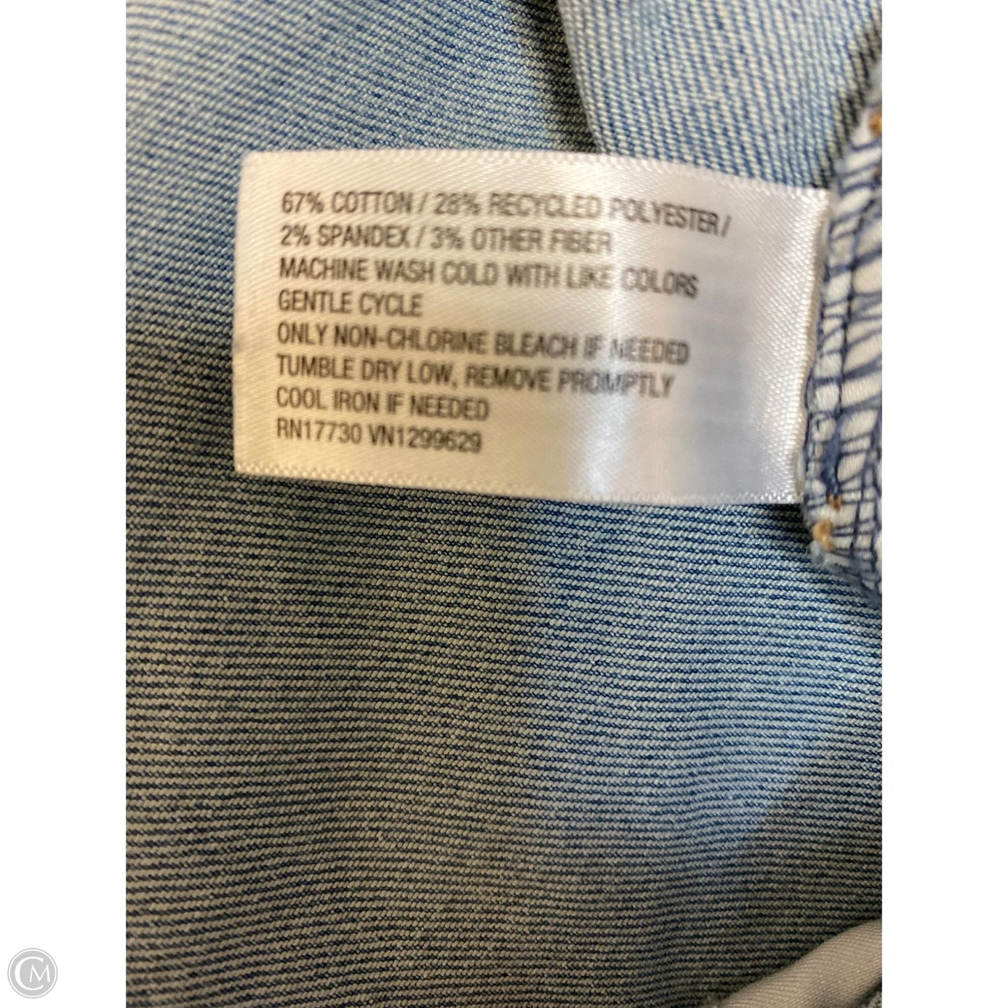 Jeans Straight By Ava & Viv In Blue Denim, Size: 3x