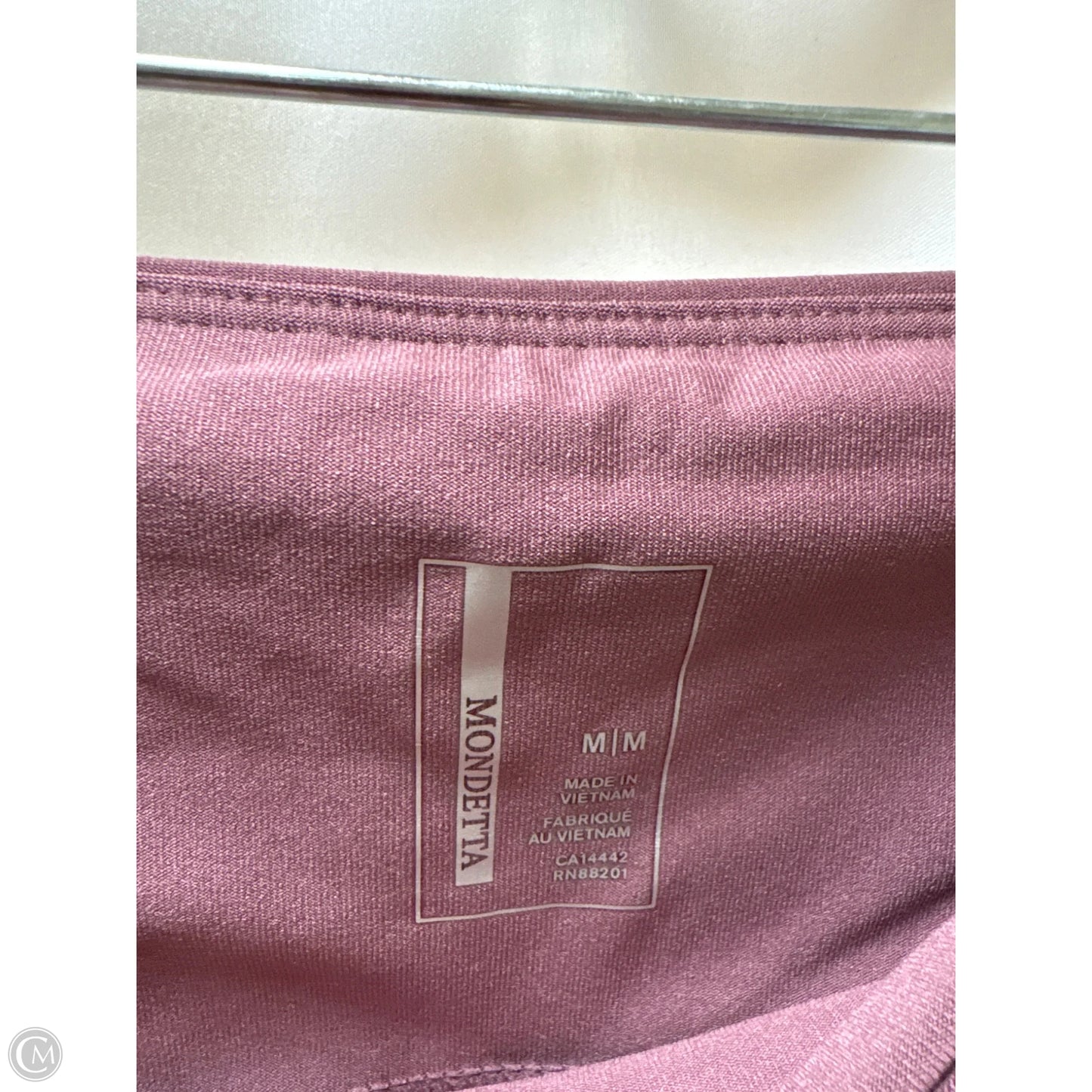 Athletic Leggings By Mondetta In Mauve, Size: M