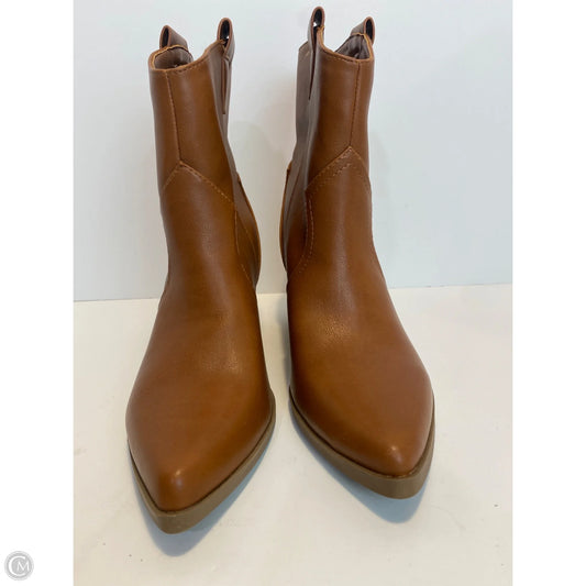 Boots Ankle Heels By Dolce Vita In Brown, Size: 6.5