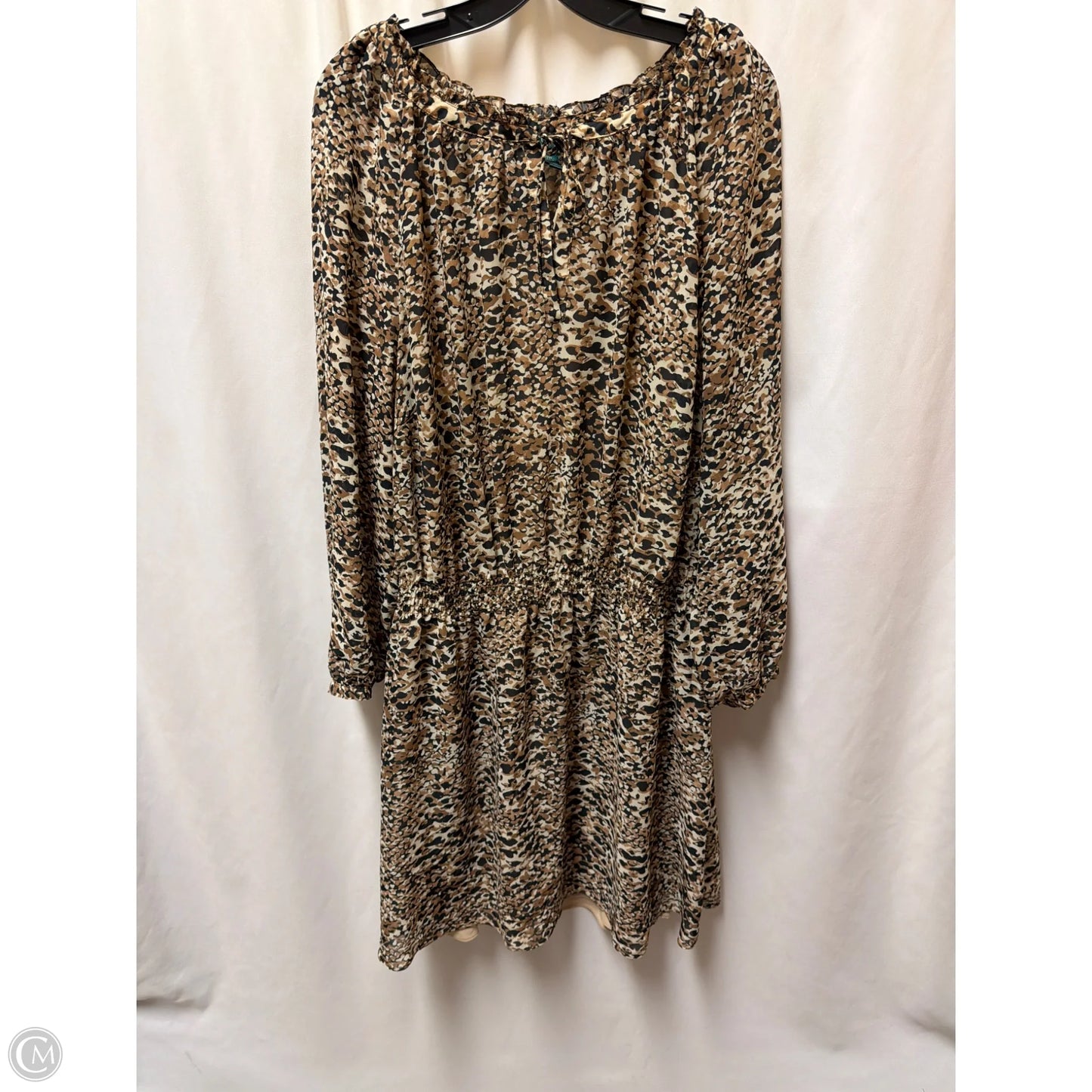 Dress Casual Midi By Ralph Lauren In Animal Print, Size: 3x