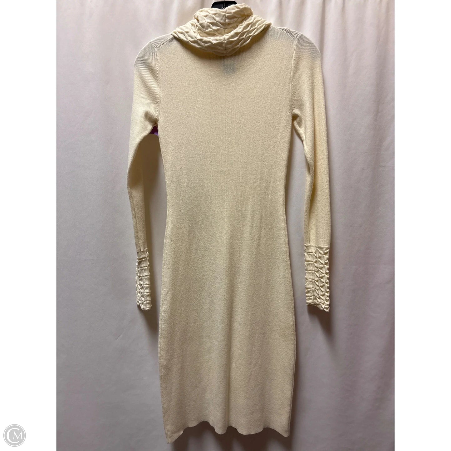 Dress Casual Maxi By Moda Intl In Cream, Size: Xs