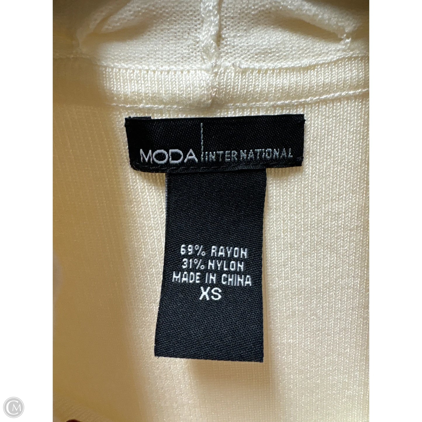 Dress Casual Maxi By Moda Intl In Cream, Size: Xs