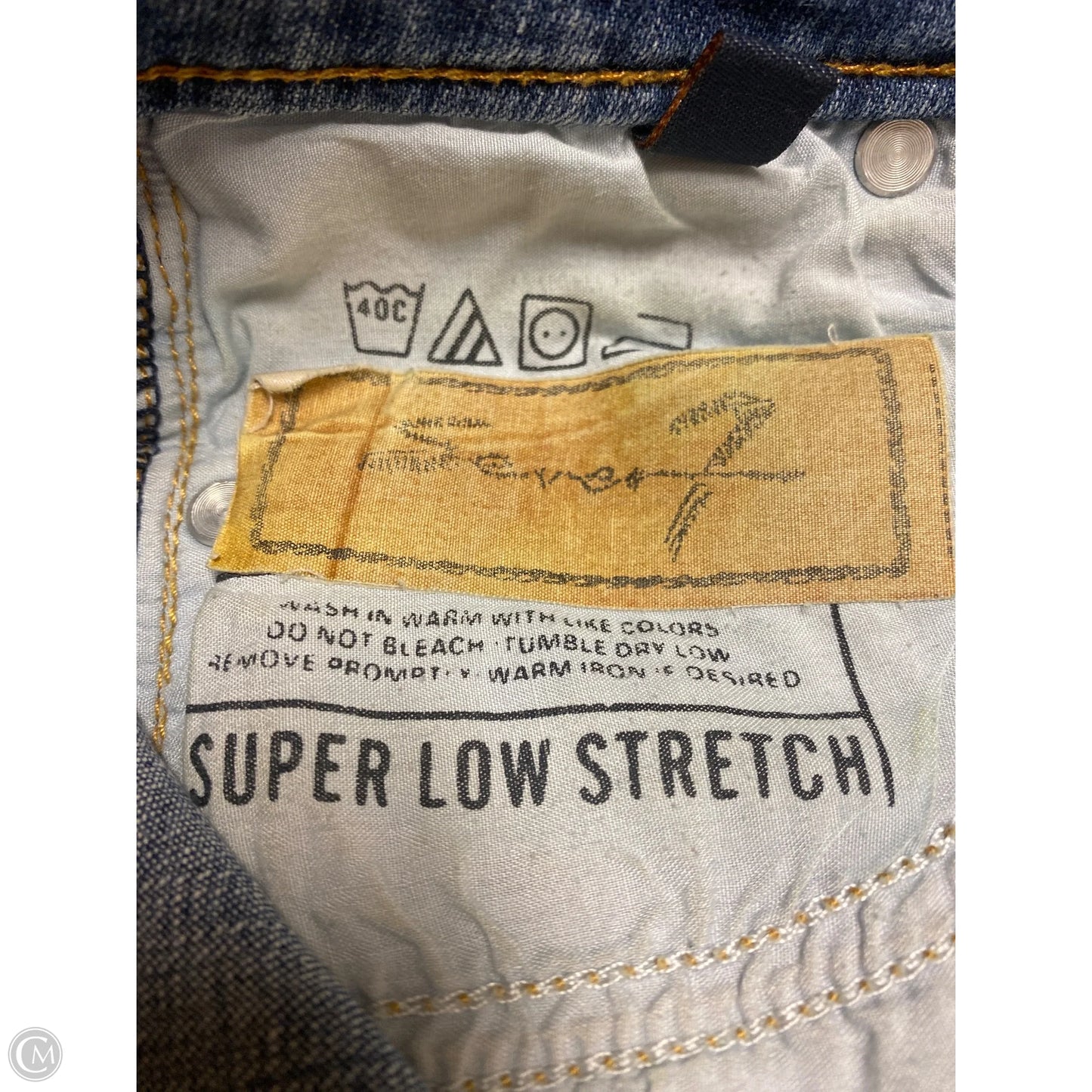 Jeans Skinny By Seven 7 In Blue Denim, Size: 6