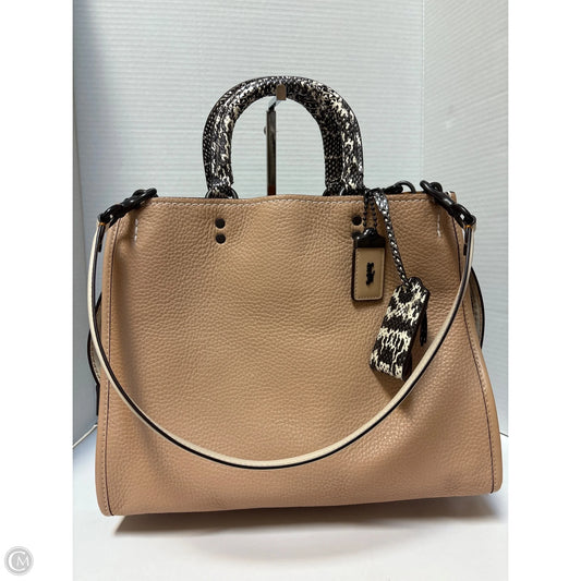 Handbag Designer By Coach, Size: Medium