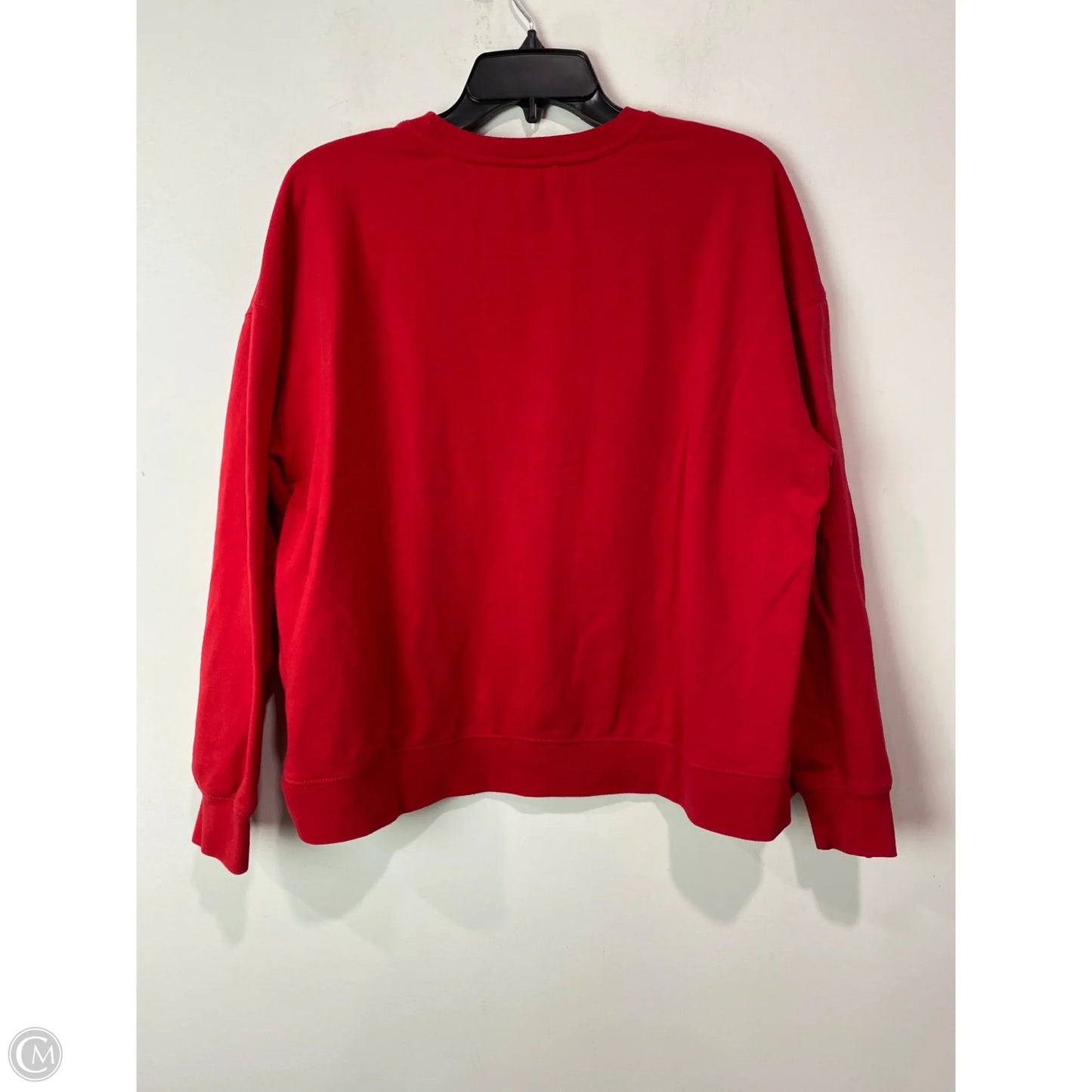 Sweatshirt Crewneck By Mudpie In Red, Size: S