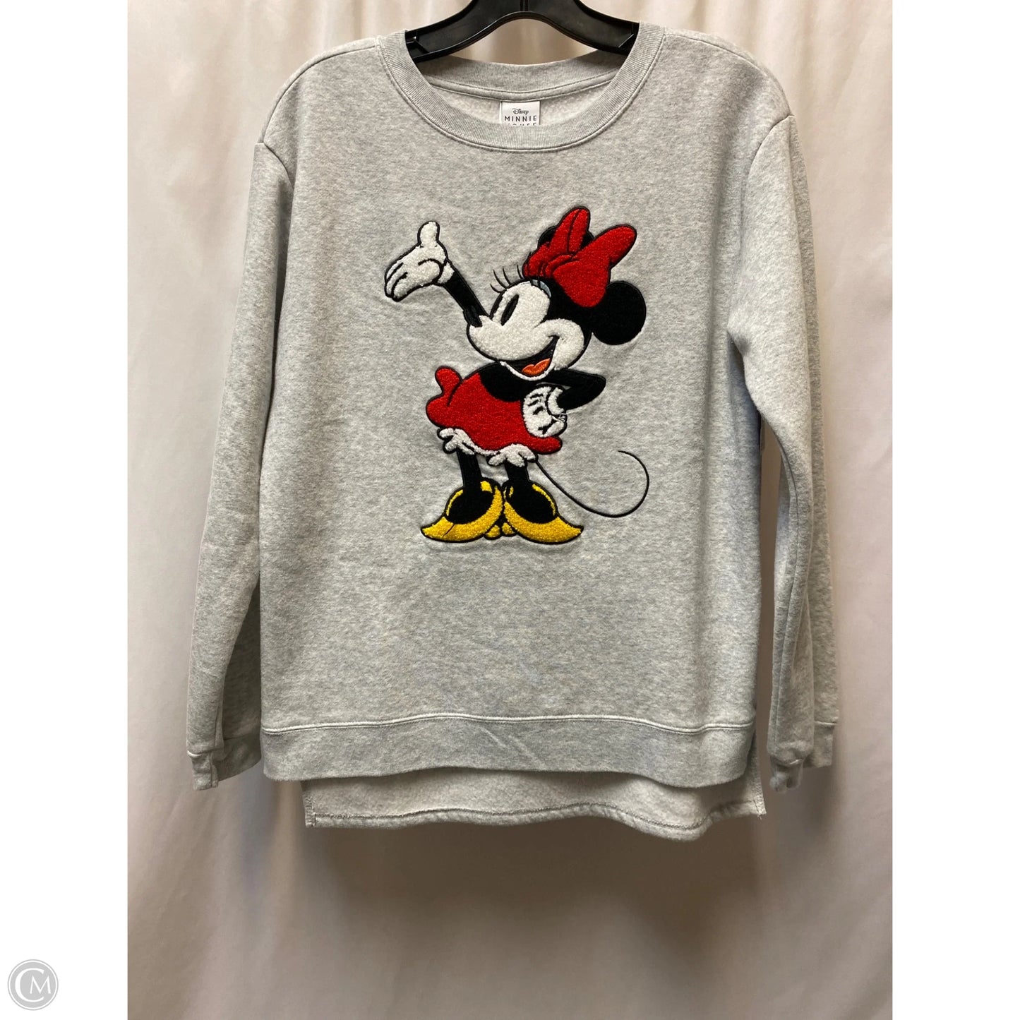 Sweatshirt Collar By Disney Store In Grey, Size: M