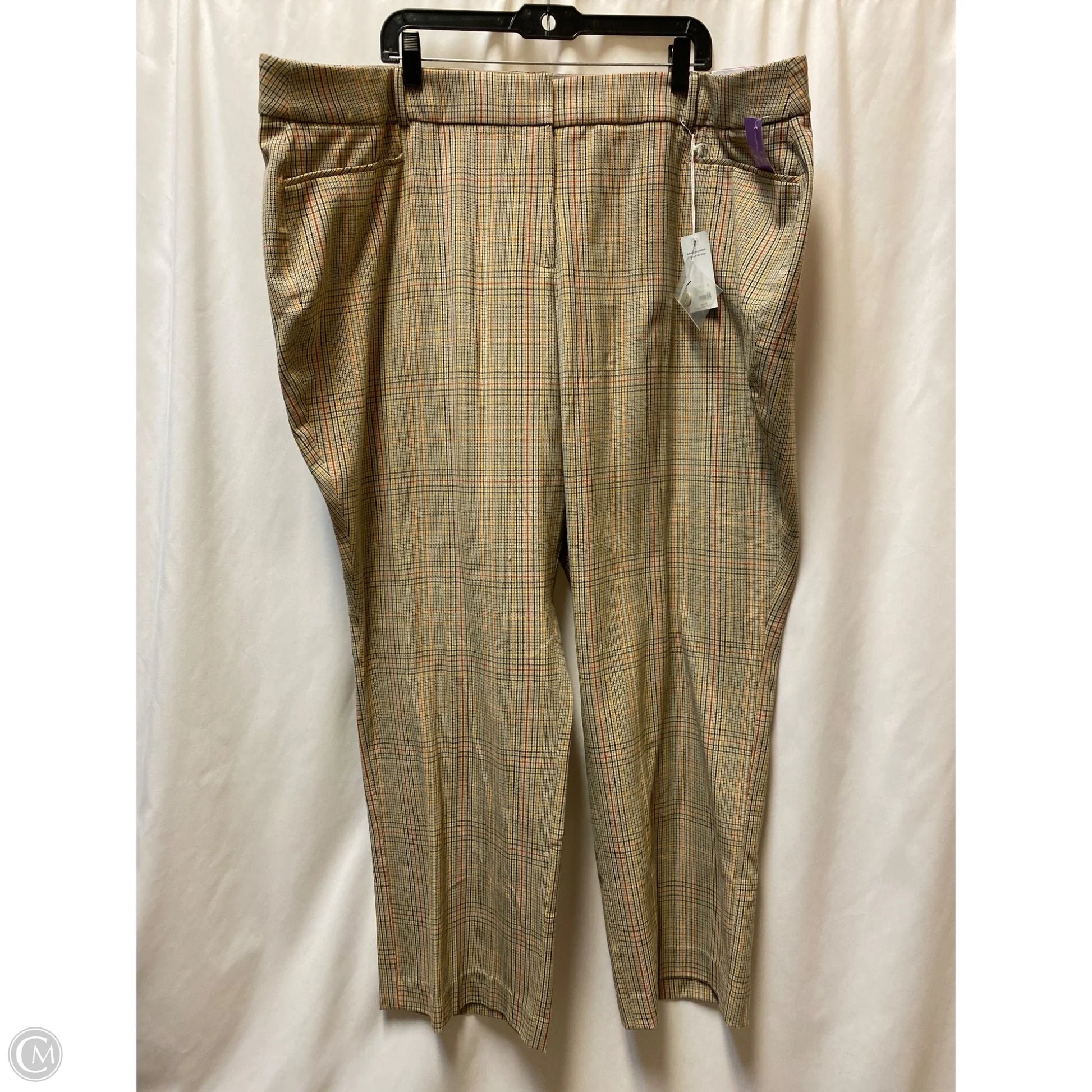 lane bryant dress pants Brown Polyester Blend Wide Leg 9 Tall Pants Dress By Lane Bryant