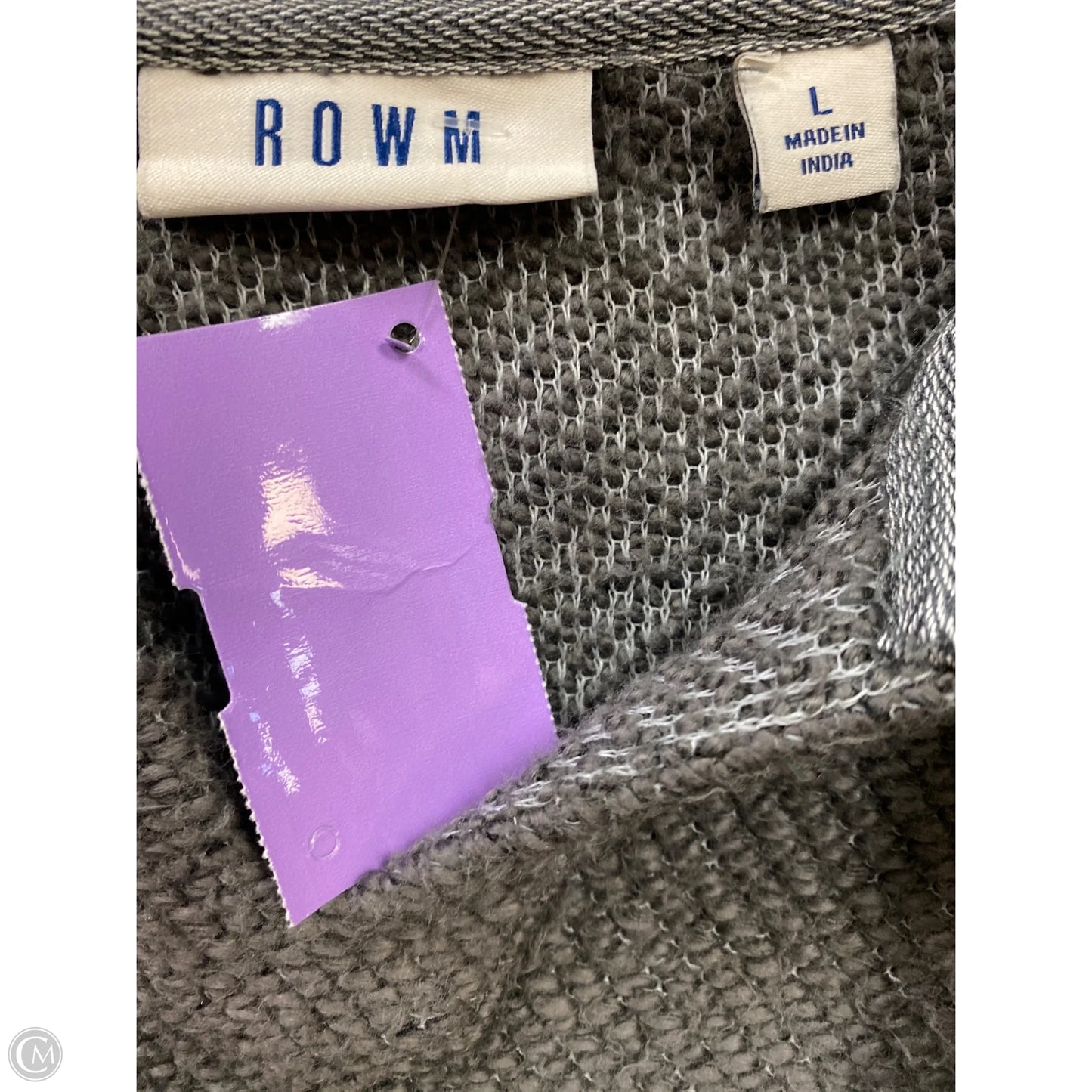 Sweater By Clothes Mentor In Grey, Size: L
