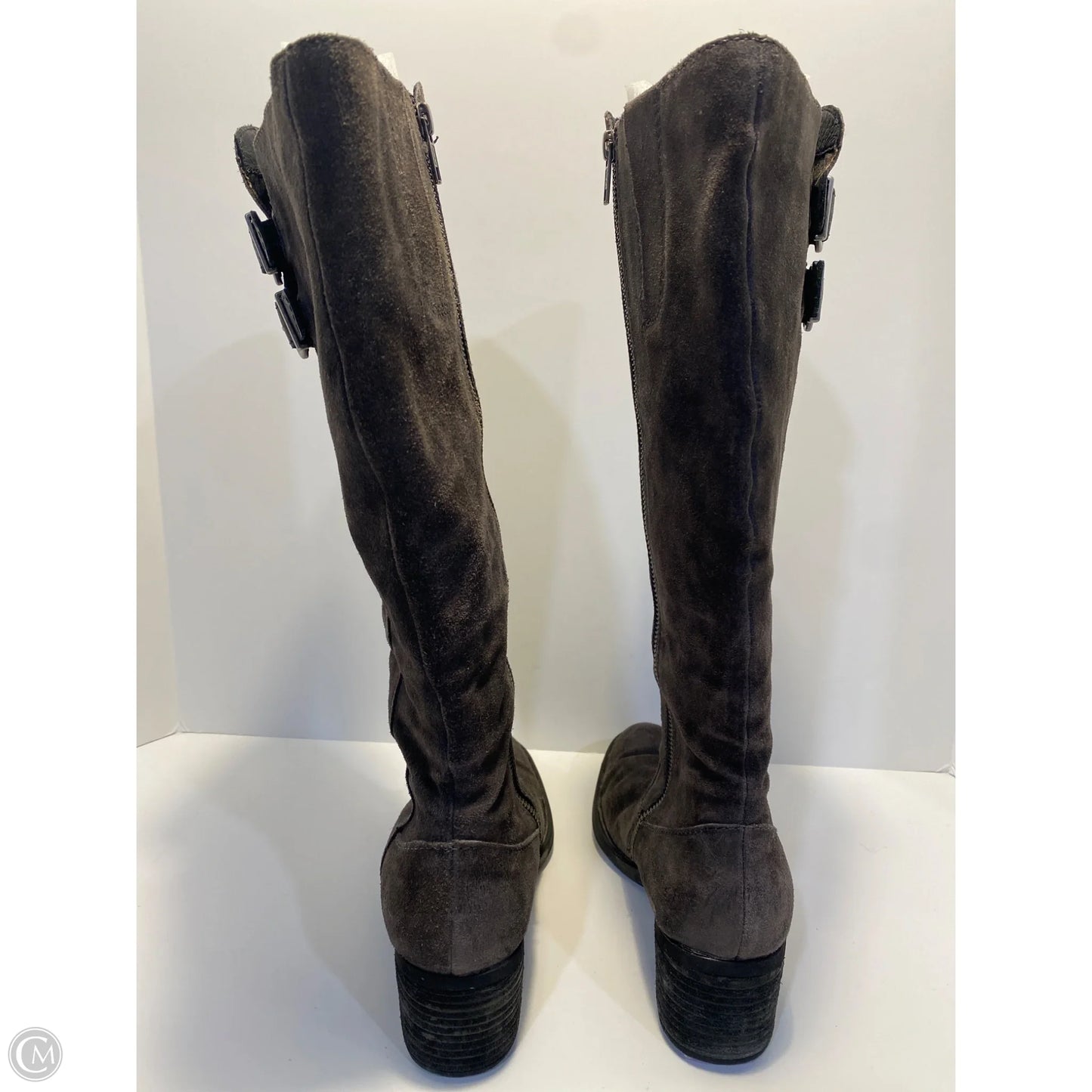 Boots Knee Flats By Born In Grey, Size: 9.5