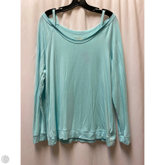 Top Long Sleeve Designer By Lilly Pulitzer In Blue, Size: L