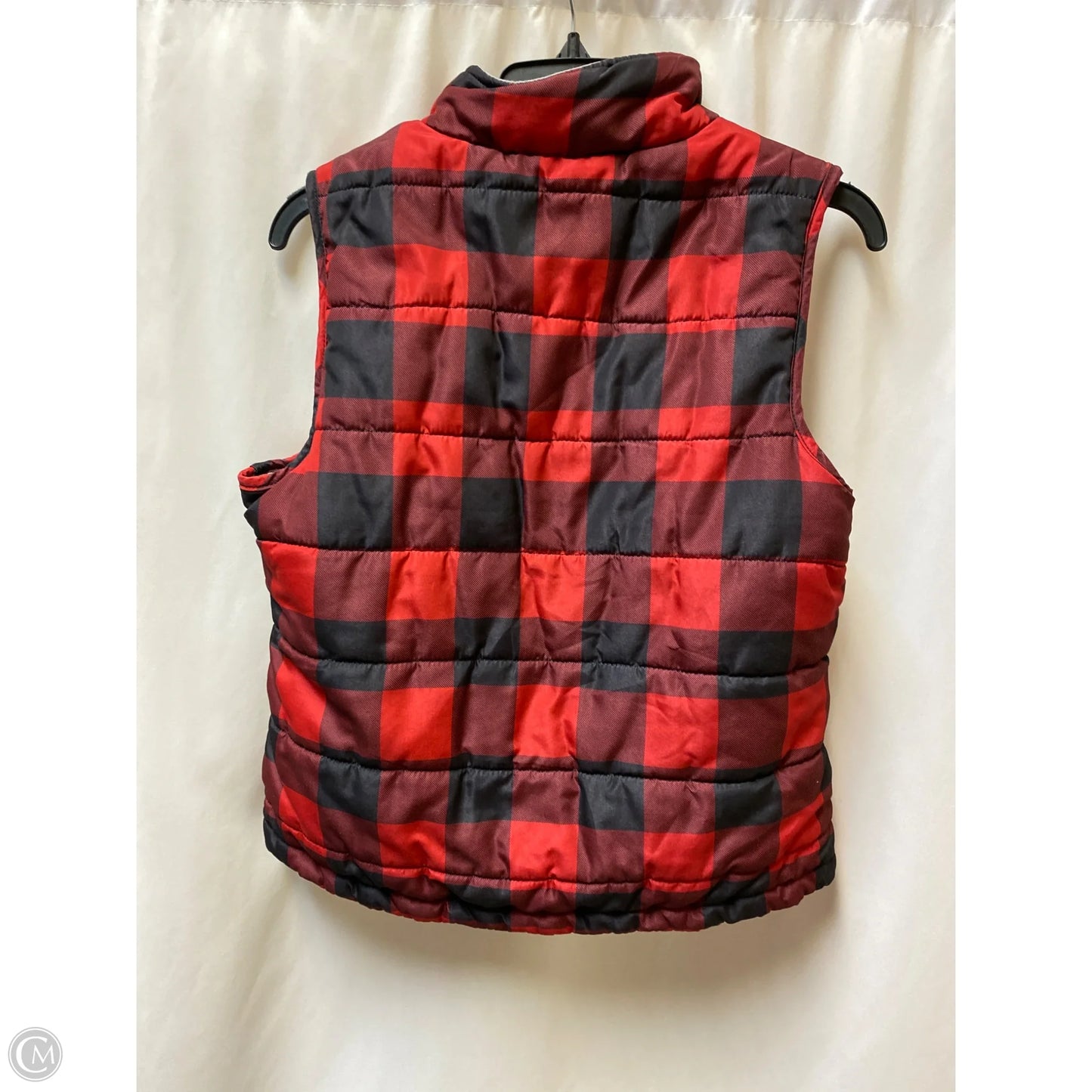 Vest Puffer & Quilted By Natural Reflections In Red, Size: M