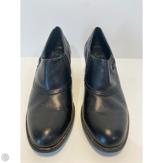 Boots Ankle Heels By Yuu Collection In Black, Size: 7