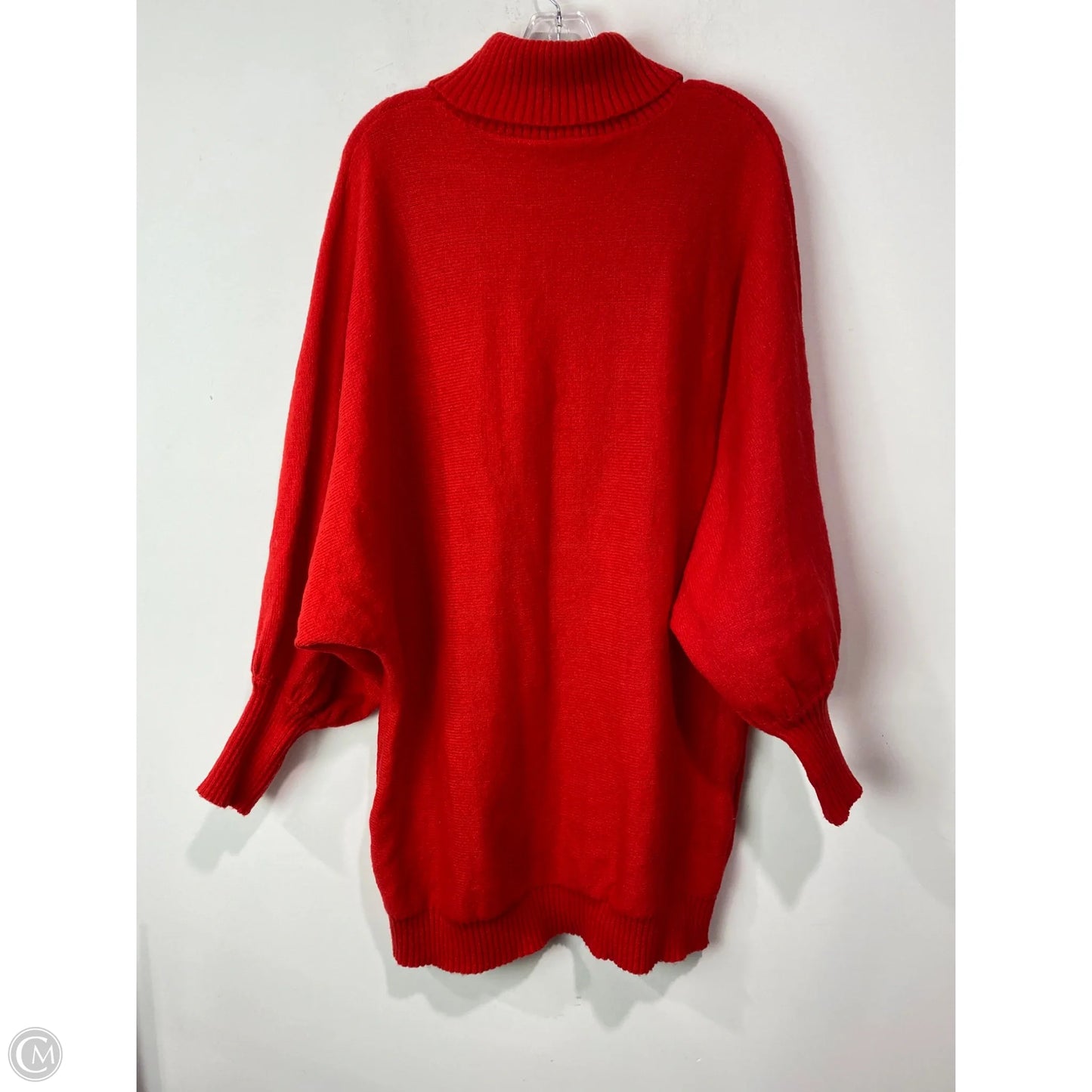 Dress Sweater By Clothes Mentor In Red, Size: S