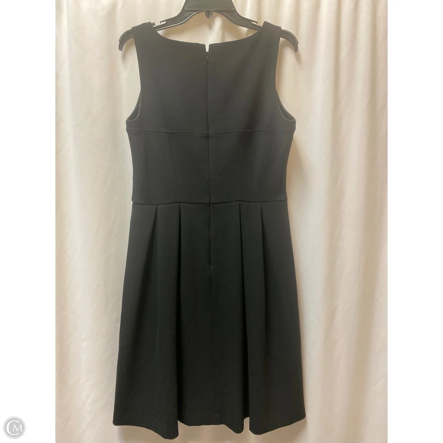 Dress Casual Midi By White House Black Market In Black, Size: L