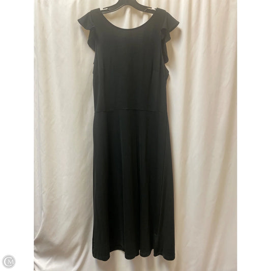 Dress Casual Maxi By Gap In Black, Size: L