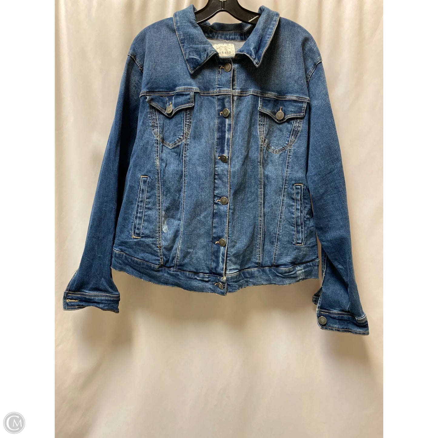 Jacket Denim By Torrid In Blue Denim, Size: 3x