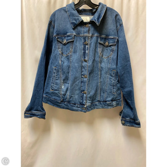 Jacket Denim By Torrid In Blue Denim, Size: 3x