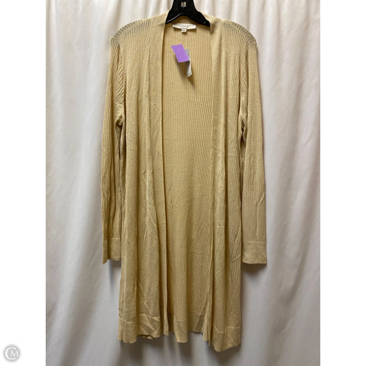 Cardigan By Loft In Tan, Size: L