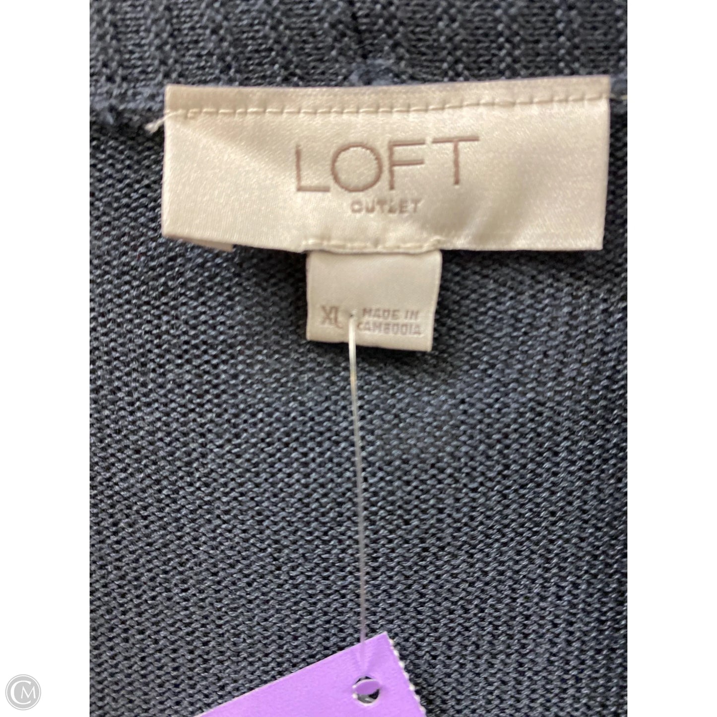Cardigan By Loft In Blue, Size: Xl