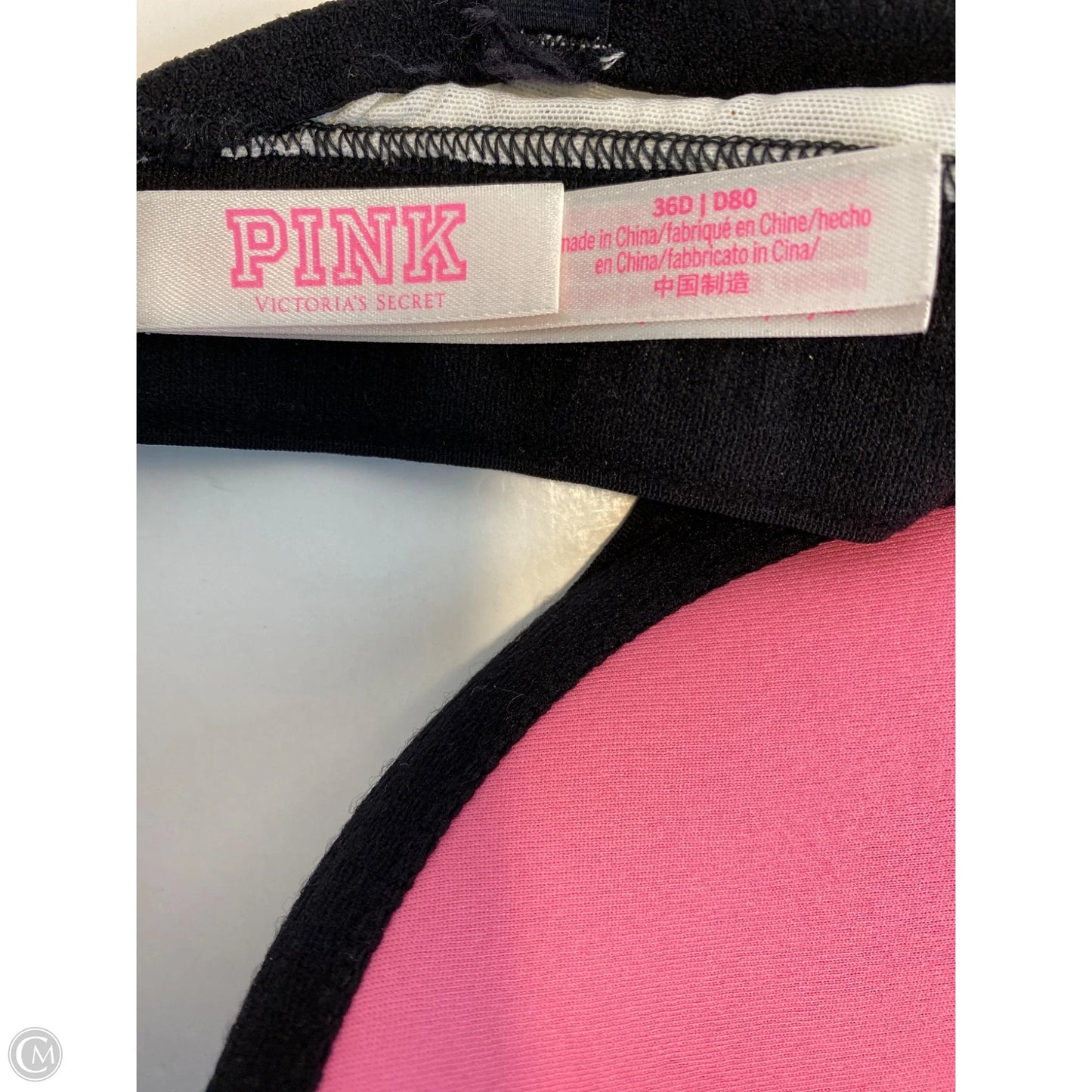 Bra By Pink In Black & White, Size: 0