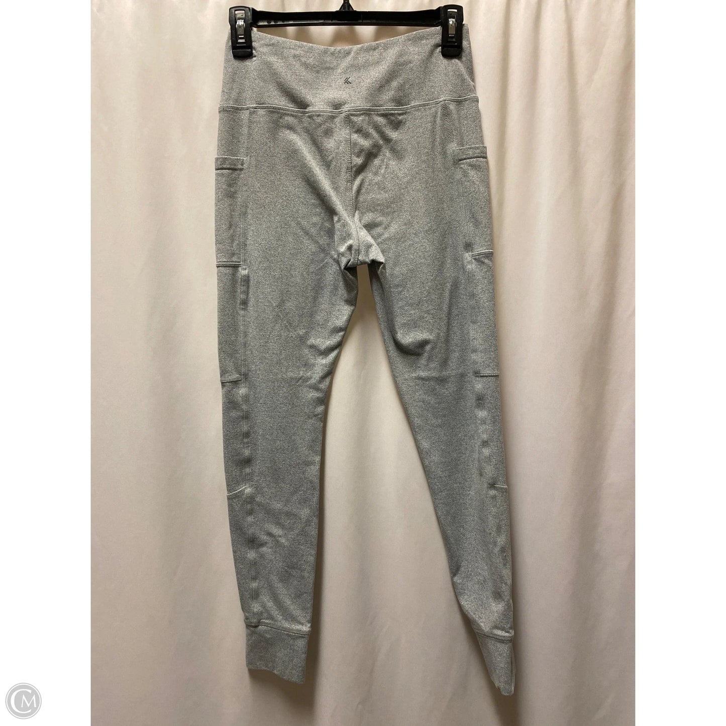 Athletic Leggings By Kyodan In Grey, Size: S