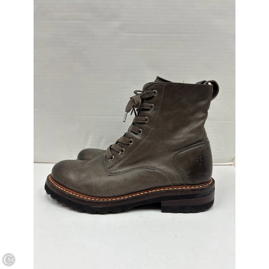 Boots Designer By Frye In Grey, Size: 8