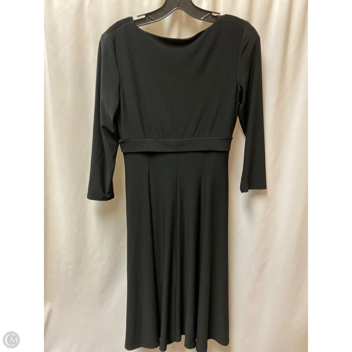 Dress Casual Midi By Evan-picone In Black, Size: S