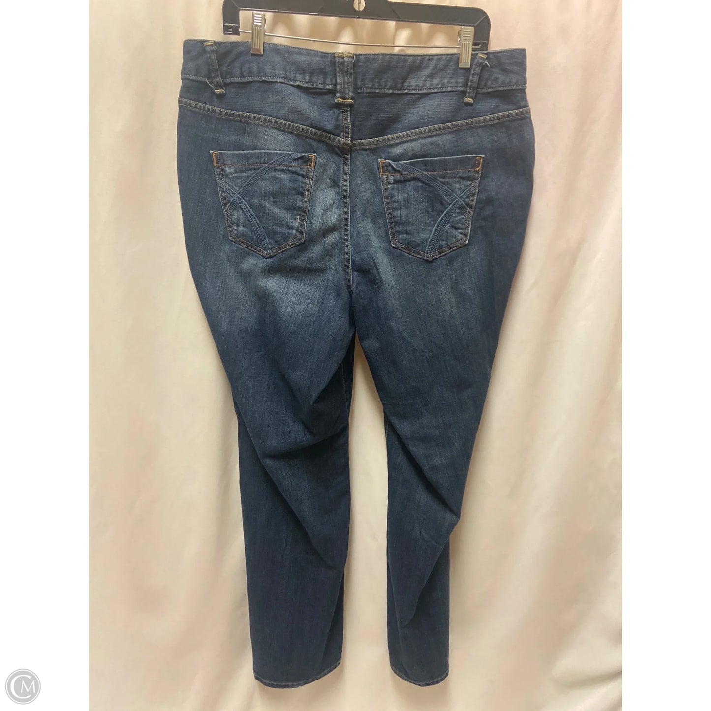 Jeans Boot Cut By Lane Bryant In Blue Denim, Size: 16
