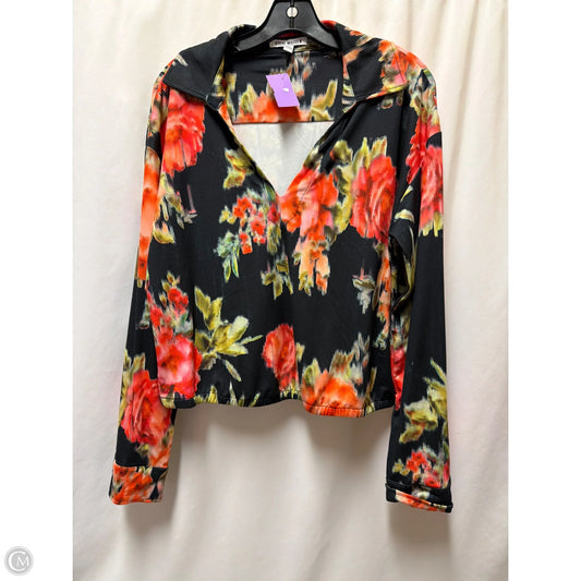 Top Long Sleeve By Steve Madden In Red, Size: L