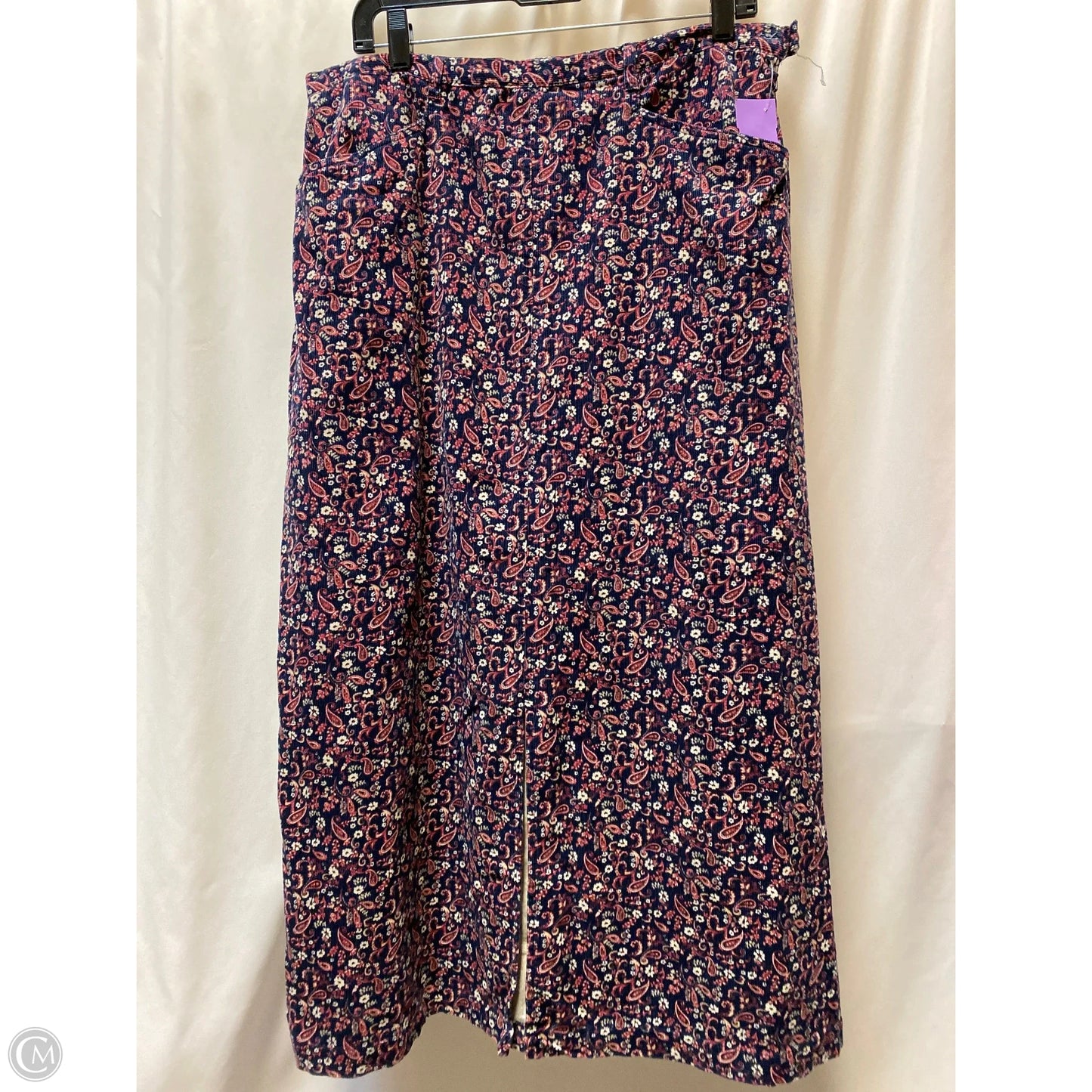 Skirt Maxi By Bobbie Brooks In Blue, Size: Xl