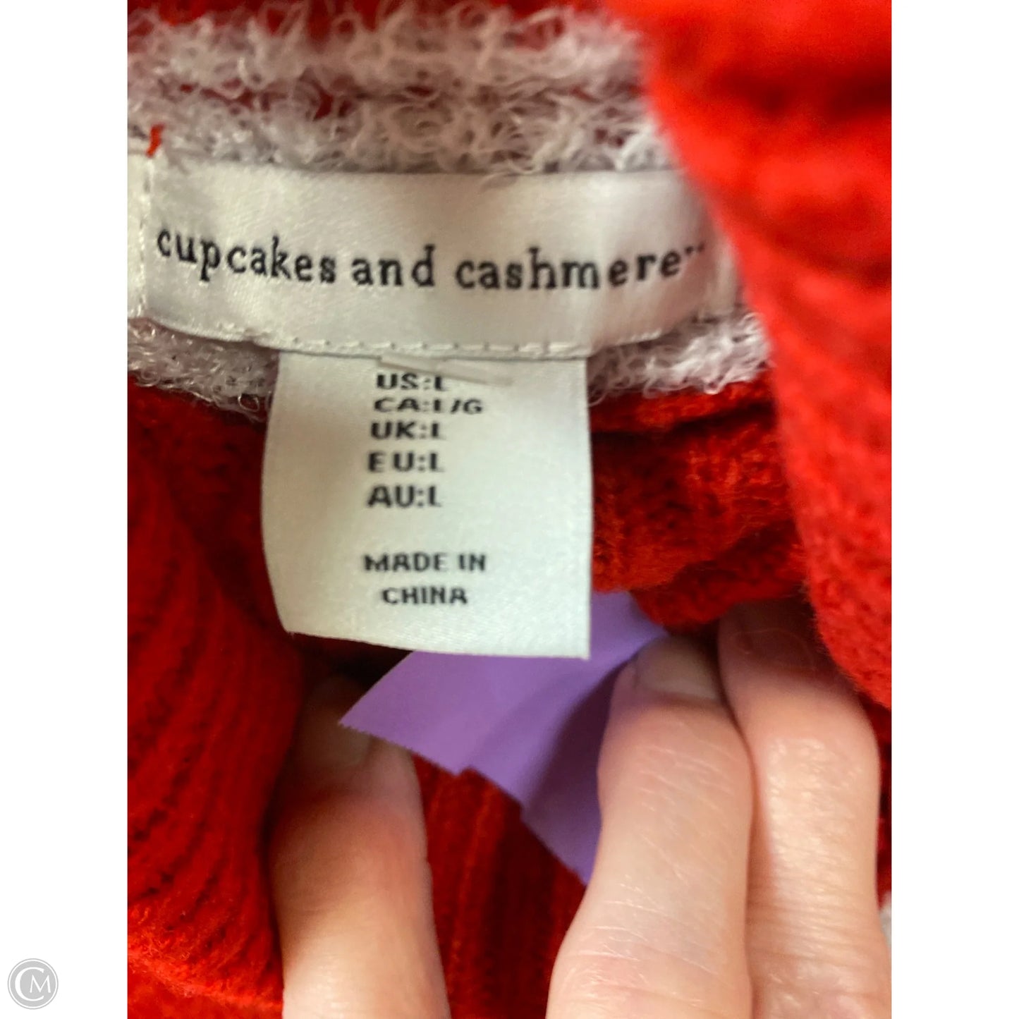 Sweater By Cupcakes And Cashmere In Red, Size: L