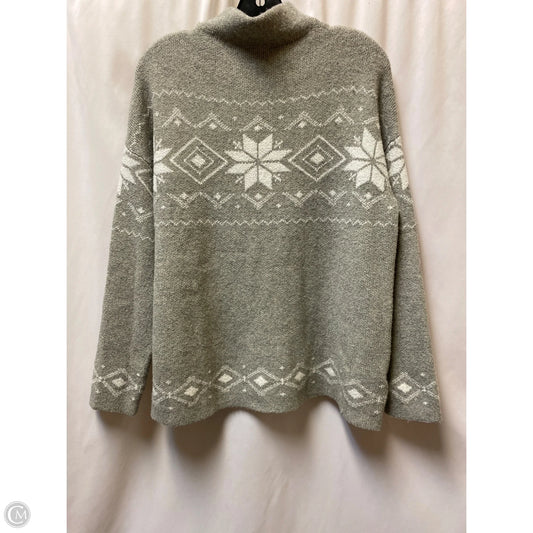 Sweater By Christian Siriano In Grey, Size: L