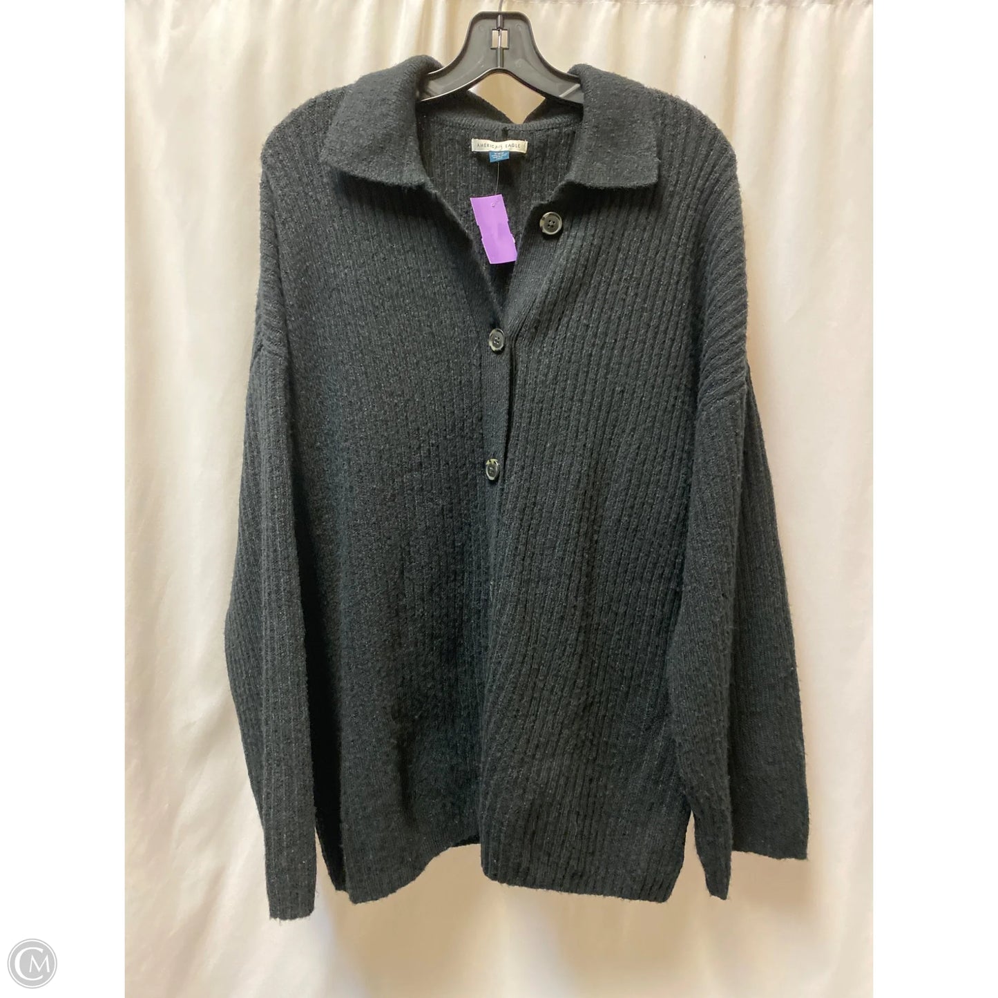 Cardigan By American Eagle In Black, Size: M