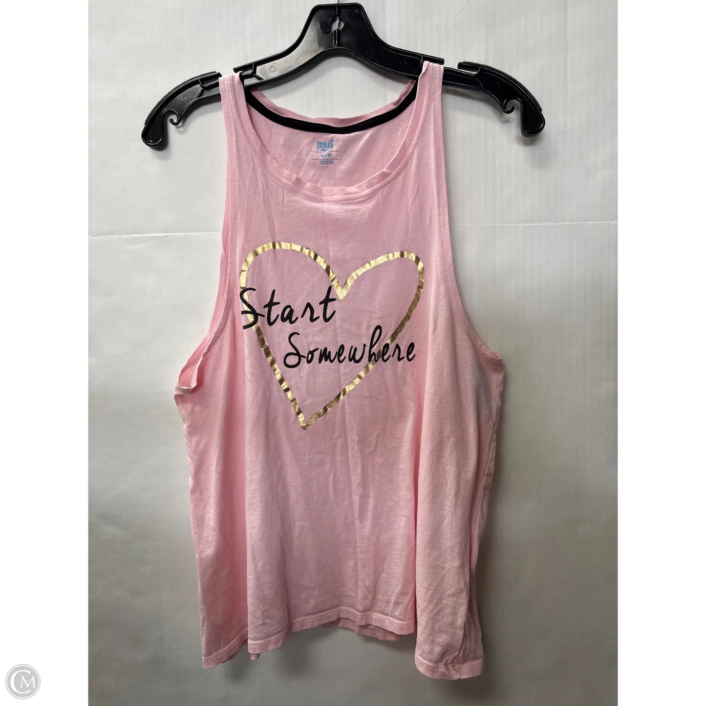 Top Sleeveless By Everlast In Pink, Size: M