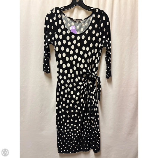 Dress Casual Midi By Clothes Mentor In Black & White, Size: Xs
