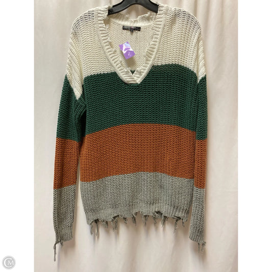 Sweater By Clothes Mentor In White, Size: S