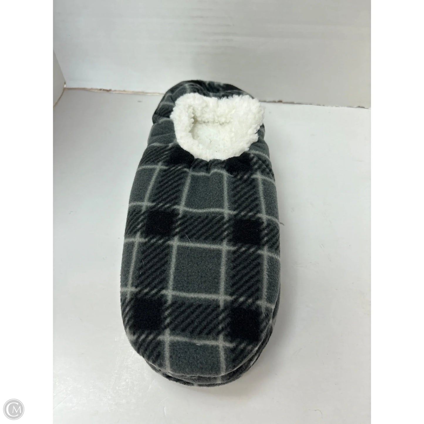 Slippers By Clothes Mentor In Grey, Size: 10