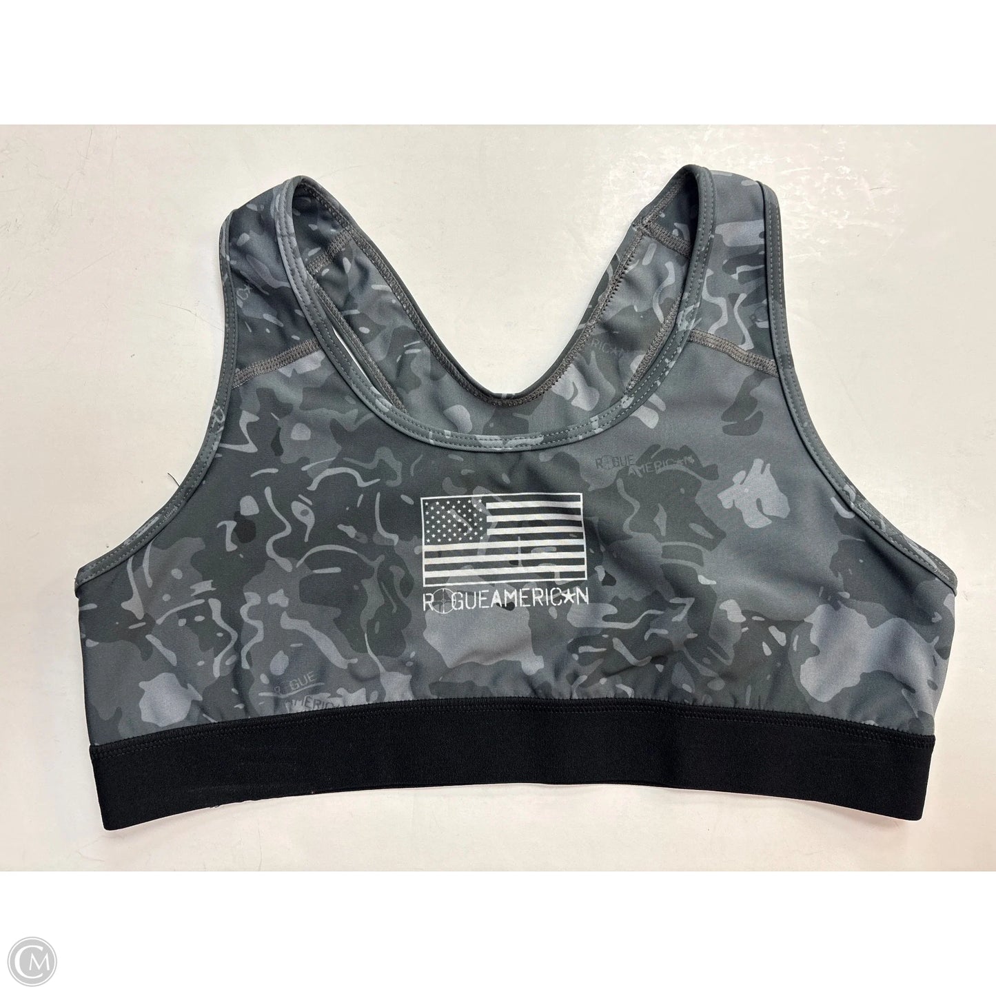 Athletic Bra By Clothes Mentor In Grey, Size: L