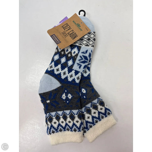 Socks By Clothes Mentor In Blue, Size: M