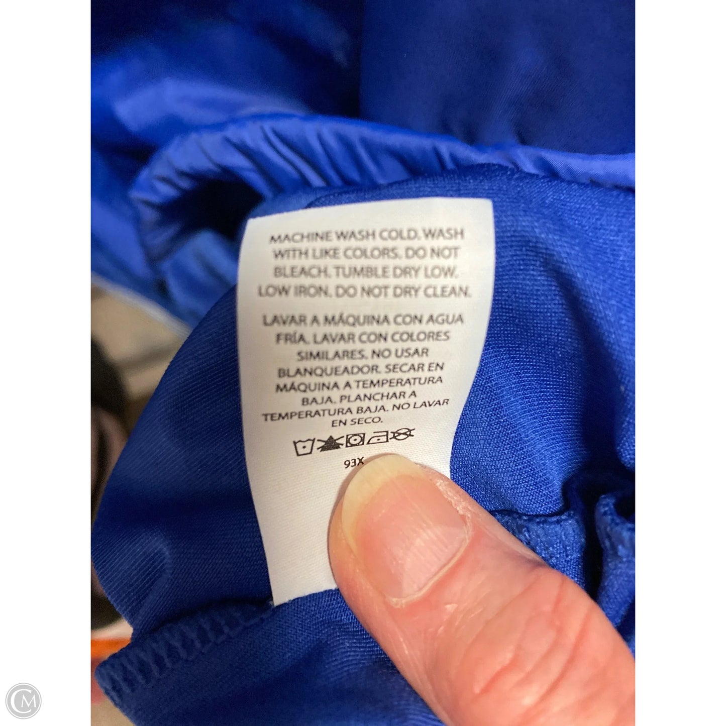 Jacket Windbreaker By Avia In Blue, Size: Xl