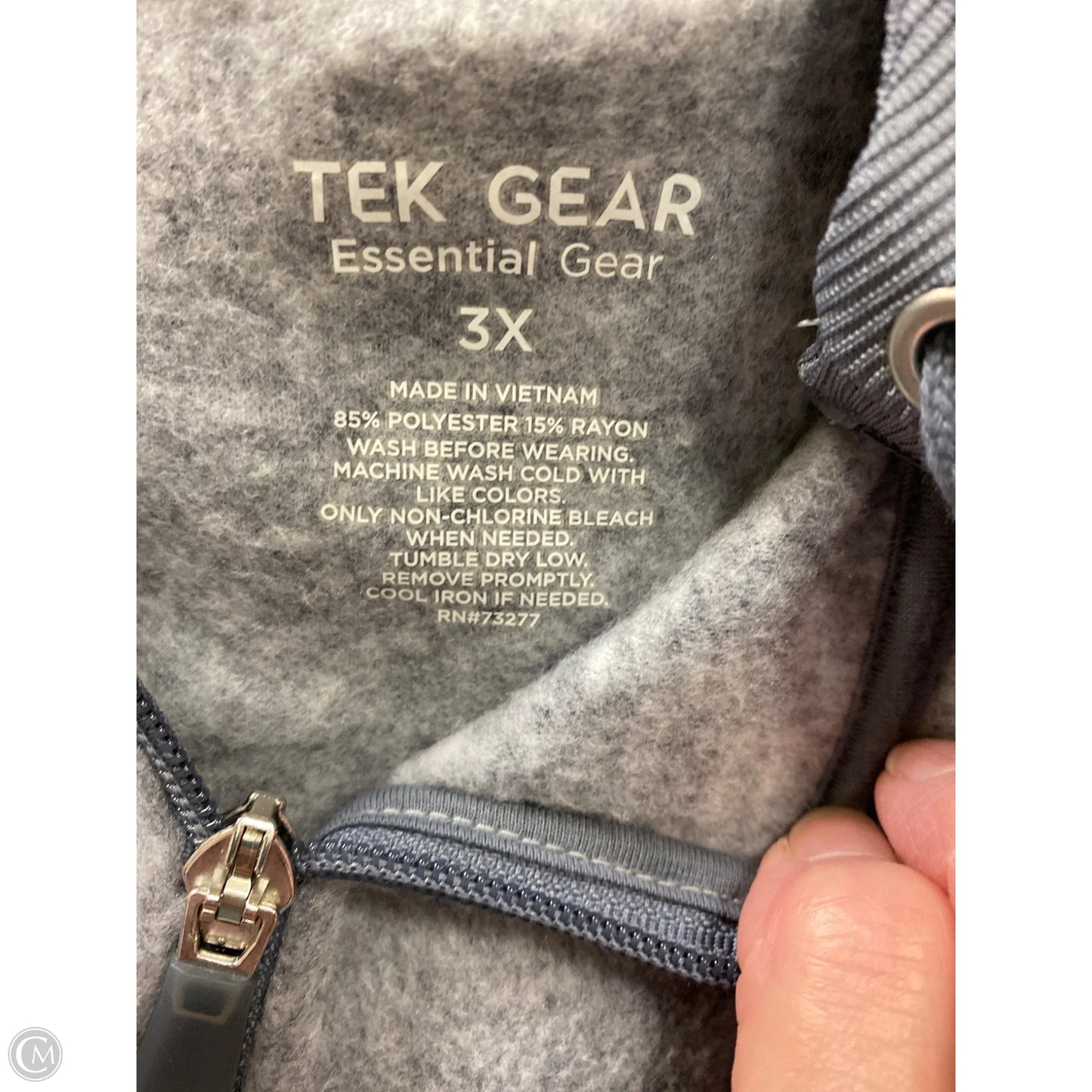 Jacket Other By Tek Gear In Grey, Size: 3x