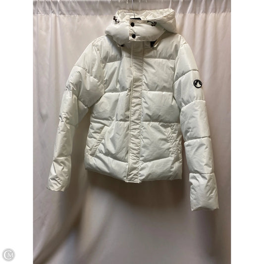 Coat Puffer & Quilted By Zyia In White, Size: M