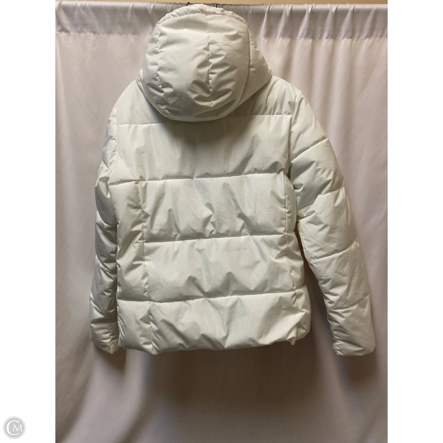 Coat Puffer & Quilted By Zyia In White, Size: M