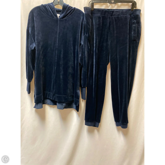 Pants Set 2pc By Chicos In Navy, Size: L