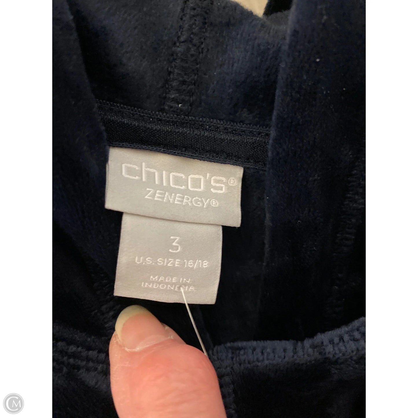 Pants Set 2pc By Chicos In Navy, Size: L
