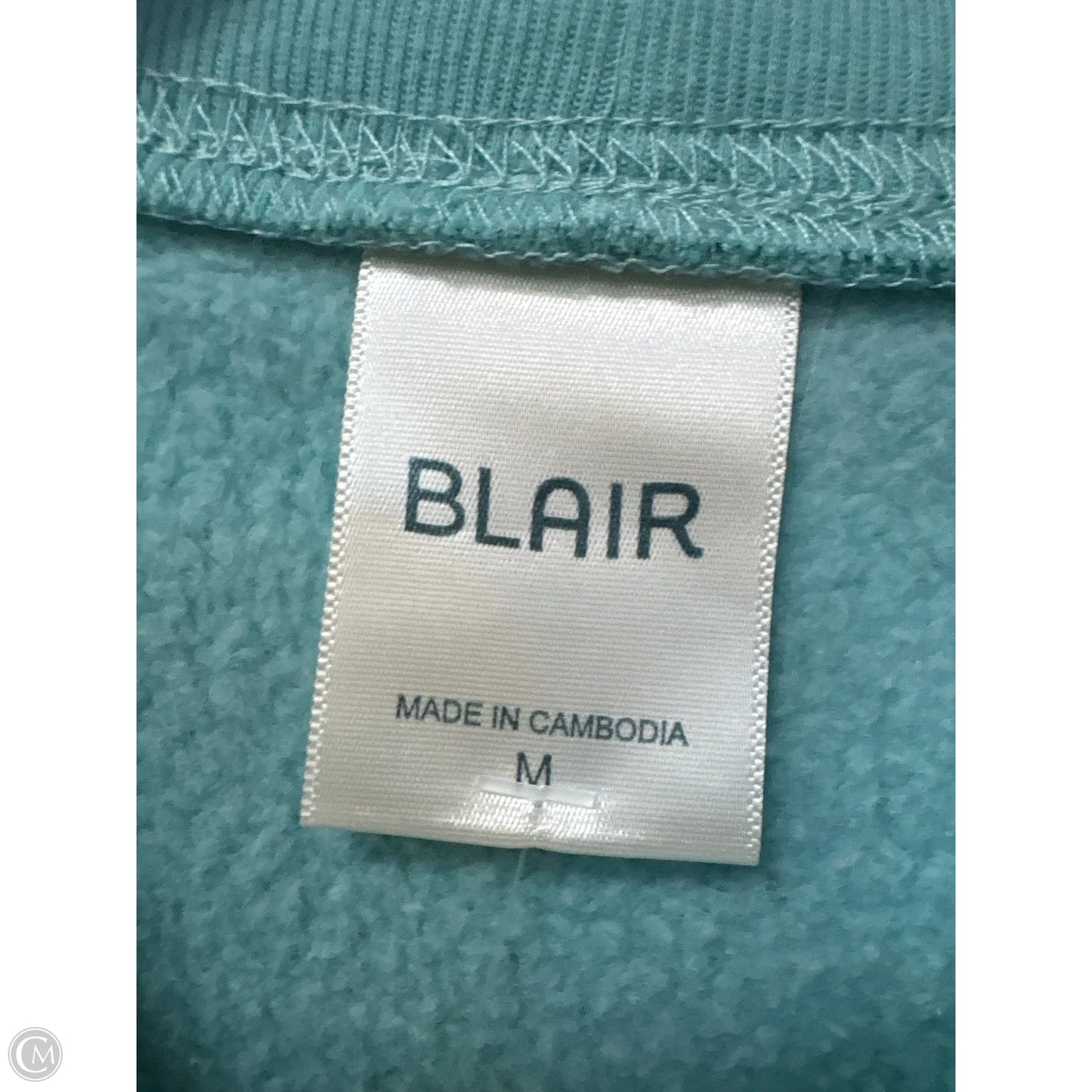 Sweatshirt Crewneck By Blair In Green, Size: M