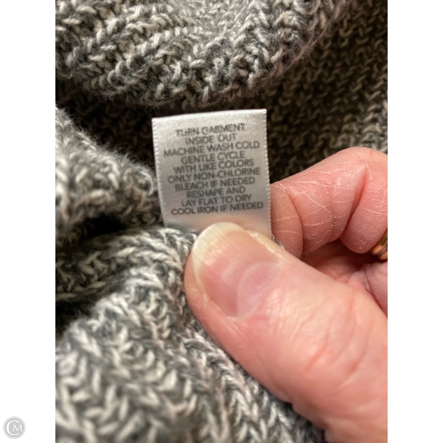 Sweater By Christopher And Banks In Grey, Size: M