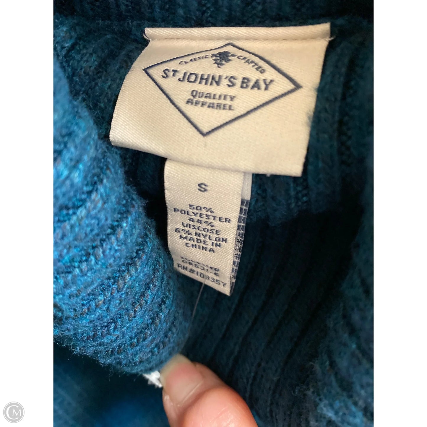 Sweater By St Johns Bay In Blue, Size: S