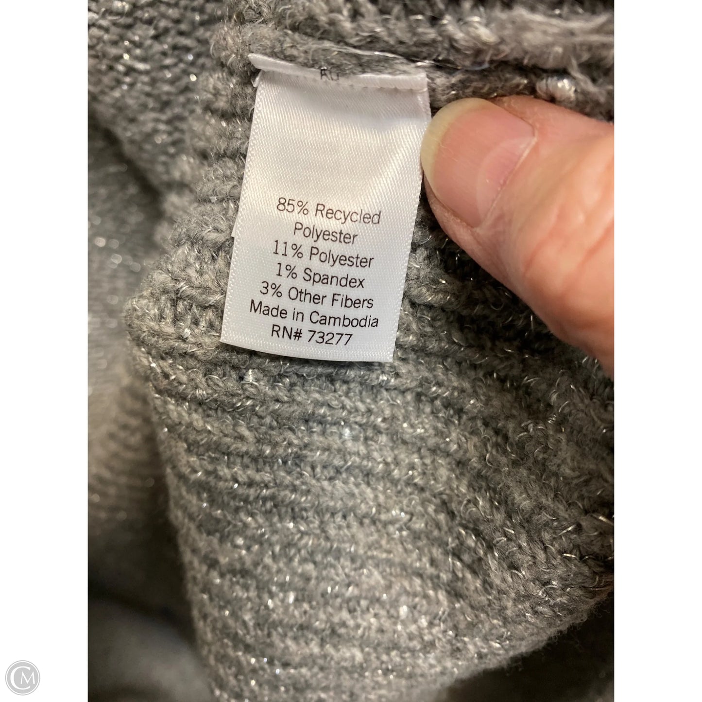 Sweater By Lc Lauren Conrad In Grey, Size: M